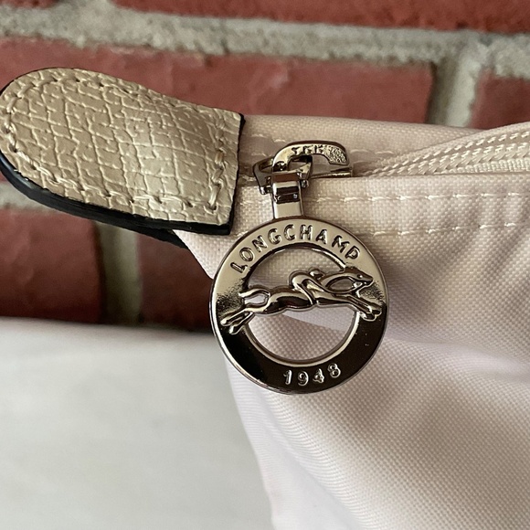 NEW Longchamp Le Pliage Club Small Cream Tote Bag NWOT - Picture 7 of 15